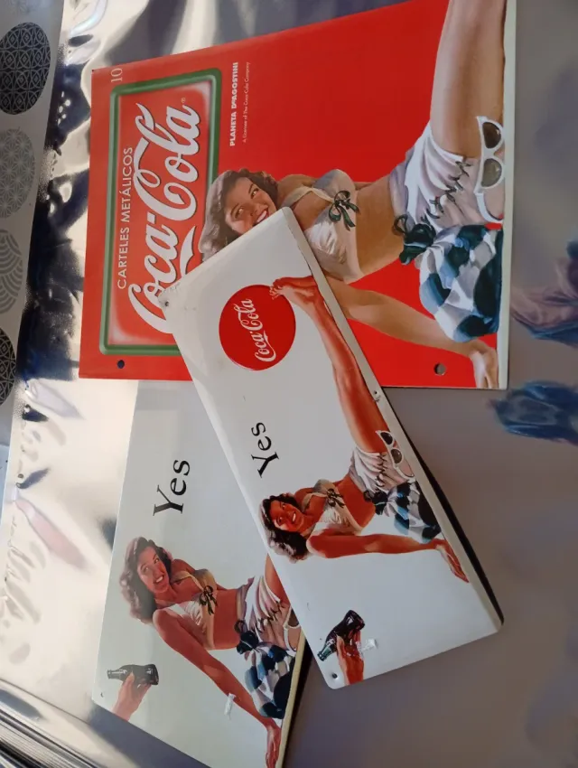 Placas Publicidade Coca-Cola