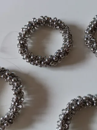 Set 5 Ghirlande Metalliche Fatte a Mano