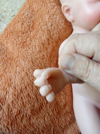 Bebé Reborn Silicona 33cm Cuerpo Entero