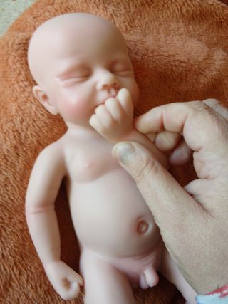 Bebé Reborn Silicona 33cm Cuerpo Entero