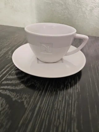 Tazza Cappuccino Nespresso Porcellana Bianca