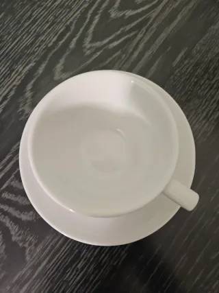 Tazza Cappuccino Nespresso Porcellana Bianca