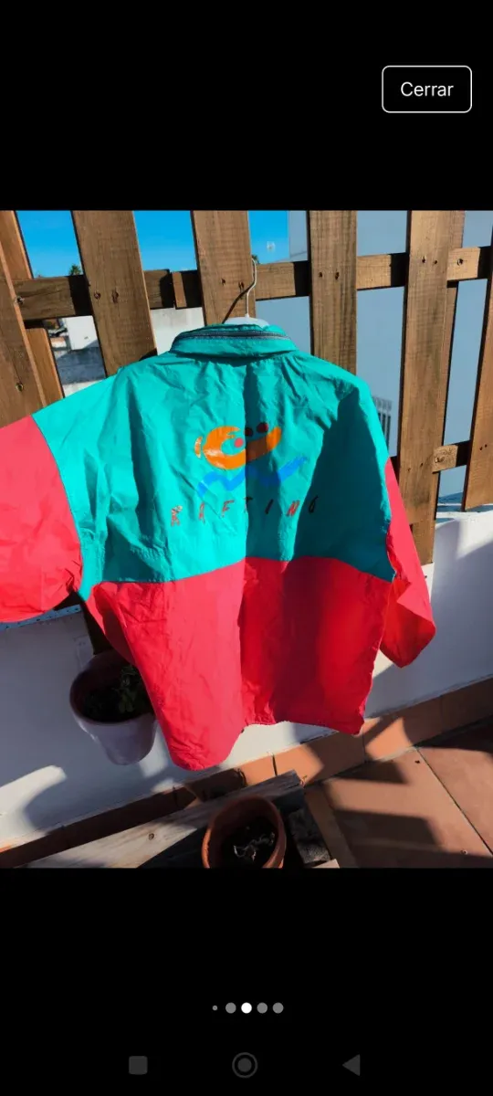 Cortavientos vintage mujer