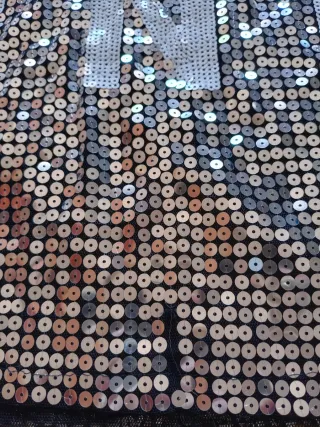 Precioso Vestido Lentejuelas tigre Talla L