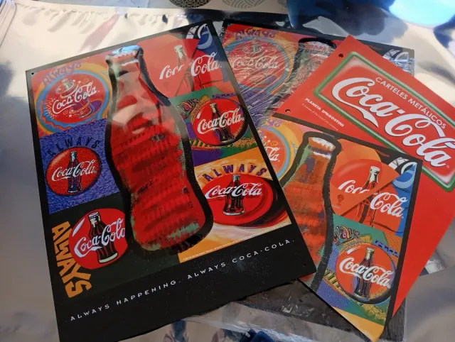 Placas Publicidade Coca Cola