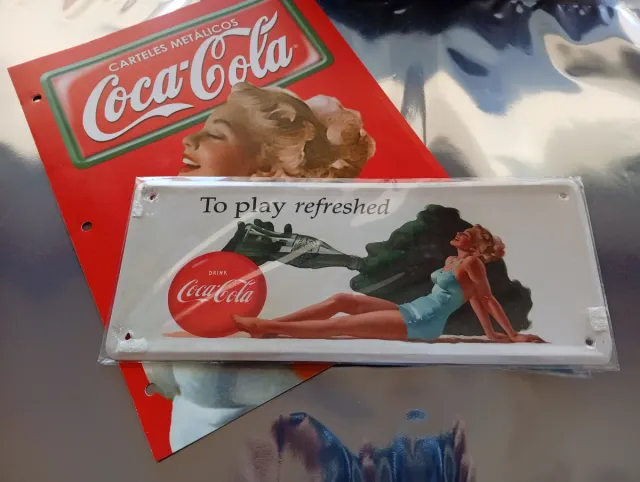 Placas Publicidade Coca Cola