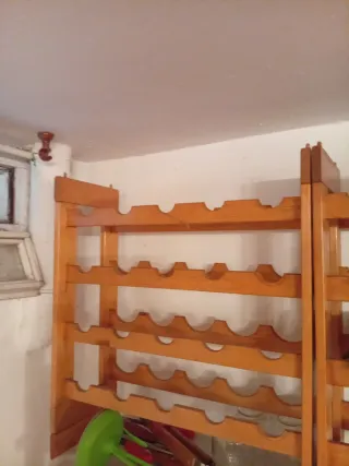 Botelleros de madera