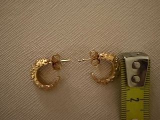 Pendientes nuevos de aro Tous baño oro 18 kt
