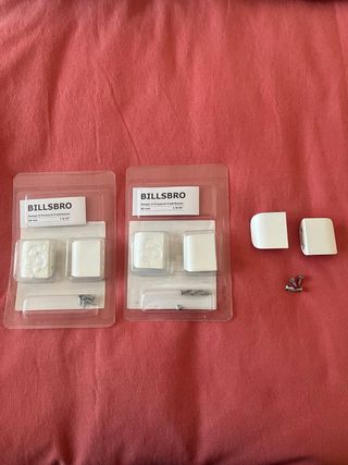 Tiradores Billsbro 40mm Blancos (2uds)