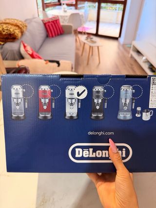 Cafetera Espresso DeLonghi Plata