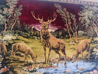 Tapiz de pared con ciervos