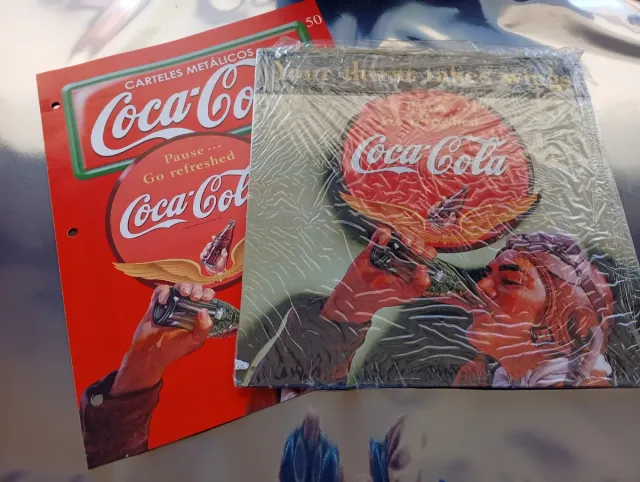 Placas Publicitárias Coca-Cola Metálicas