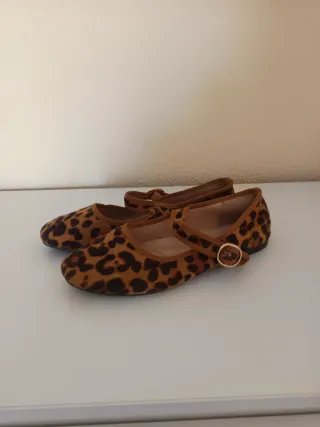 Bailarinas animal print talla 39