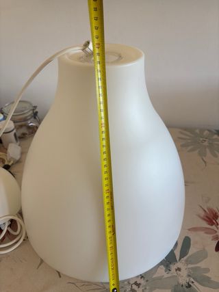 Lámpara colgante de plástico