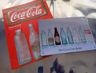 Cartelli pubblicitari in metallo Coca-Cola
