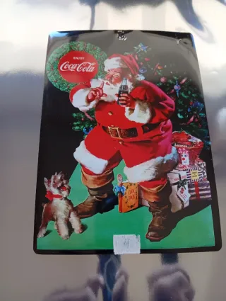 Cartelli pubblicitari in metallo Coca-Cola