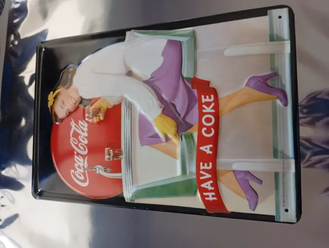 Placas Publicitárias Coca-Cola Metálicas