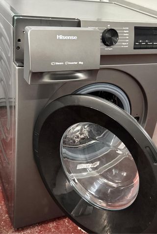 LAVADORA HISENSE 8 KILOS EN INOX