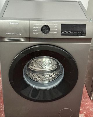 LAVADORA HISENSE 8 KILOS EN INOX