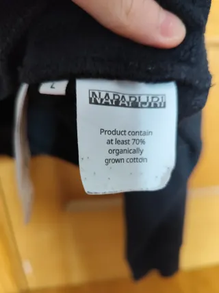 Sudadera Napapijri Negra Mujer Talla M