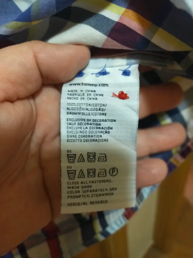 Camisa Tommy Hilfiger Cuadros