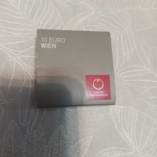 Moneda 10 euros plata Viena Capital