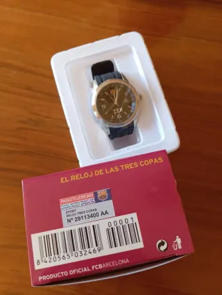 Reloj hombre FCBarcelona Las Tres Copas