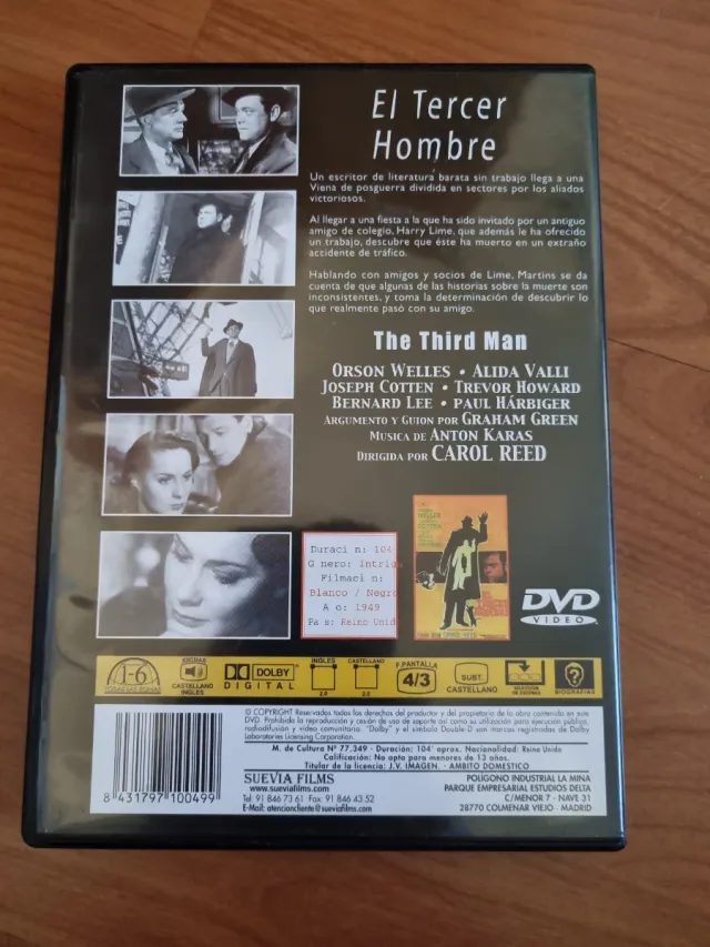 El Tercer Hombre DVD