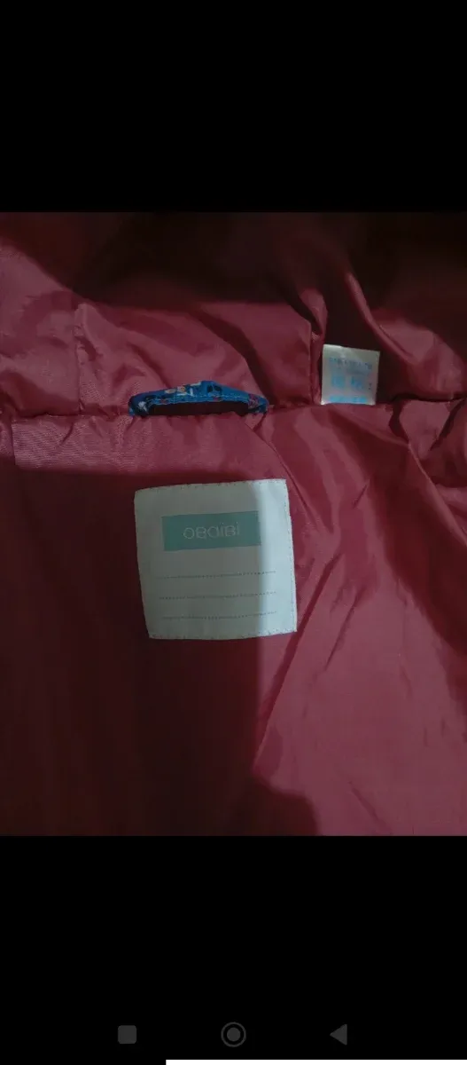 Cazadora niña estampada