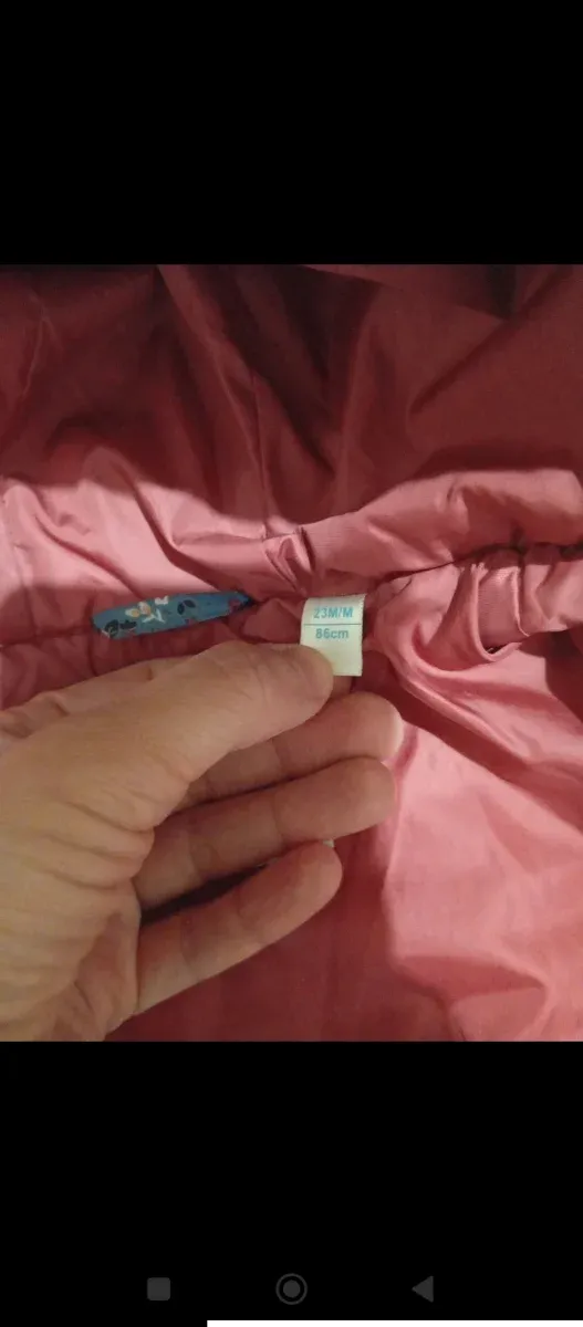 Cazadora niña estampada