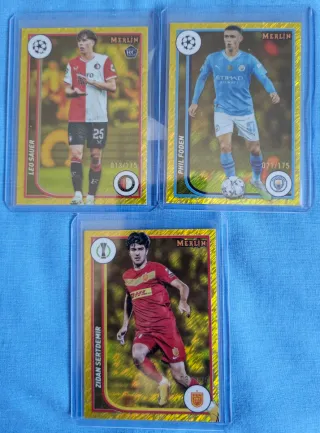 65 Cromos Numerados Topps o Panini