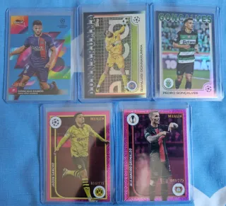 65 Cromos Numerados Topps o Panini