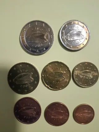 Irlanda serie 8 monedas € 2002