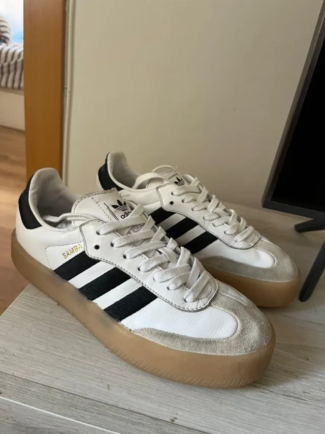 Zapatillas Adidas Samba Blancas y Negras