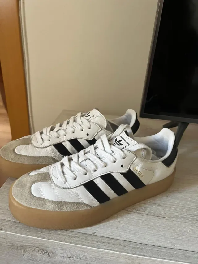 Zapatillas Adidas Samba Blancas y Negras