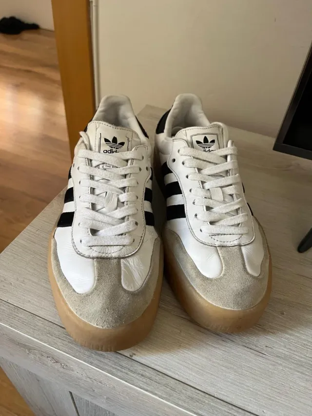 Zapatillas Adidas Samba Blancas y Negras