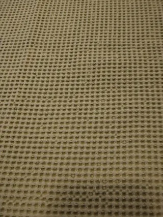 Colcha verde de algodão