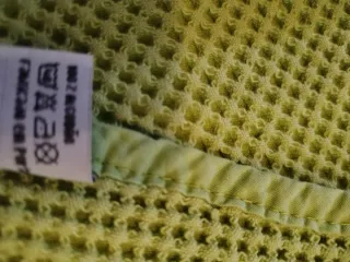 Colcha verde de algodão