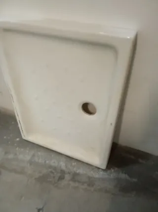 Plato de ducha Roca cerámica blanco