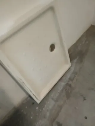 Plato de ducha Roca cerámica blanco