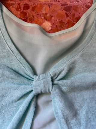 Blusa COCONUT Talla Única Verde Azulado