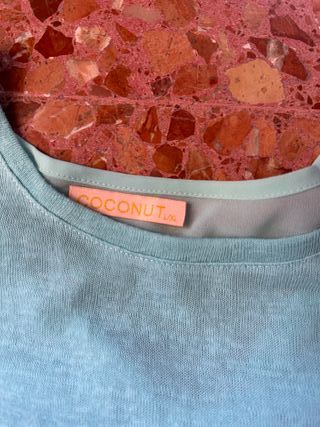 Blusa COCONUT Talla Única Verde Azulado