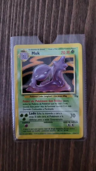 Carta Pokémon Muk Fossil 13/62