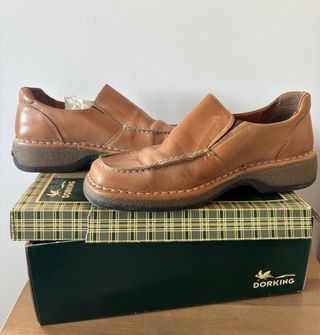 Zapatos Dorking Marrones Mujer