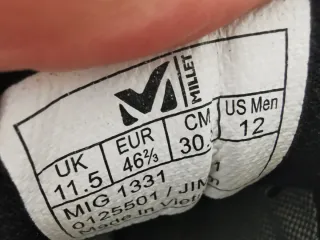 Botas Millet Montaña Negras y Azules