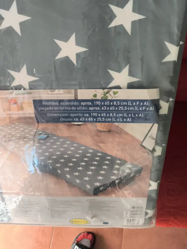 Colchão dobrável Meradiso estrelas