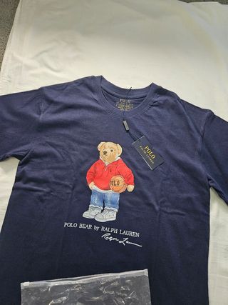Polo Ralph Lauren T-shirt Bear M/L Blu