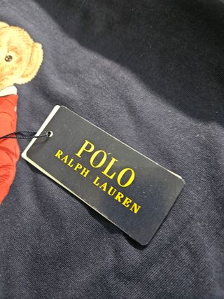 Polo Ralph Lauren T-shirt Bear M/L Blu