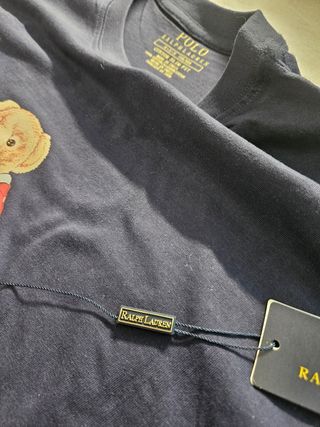 Polo Ralph Lauren T-shirt Bear M/L Blu
