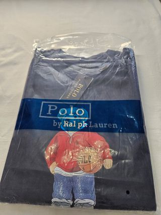 Polo Ralph Lauren T-shirt Bear M/L Blu